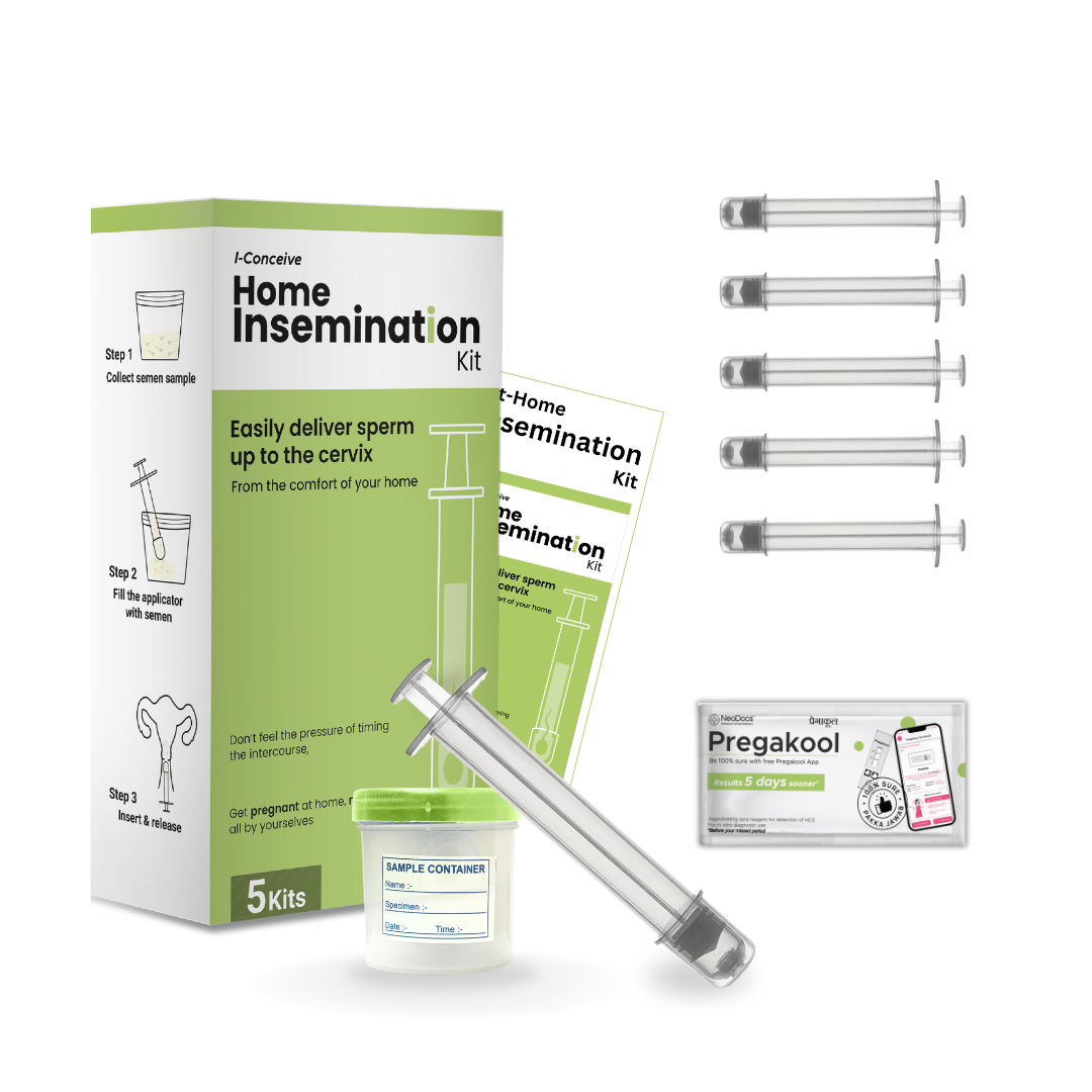 I-Conceive At Home Self Insemination IVI/IUI Kit | Get Pregnant Yourself | Pack of 5